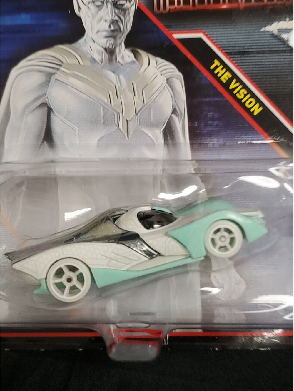 Hot Wheels Marvel Studios WandaVision Character Cars The Vision NEW Sealed